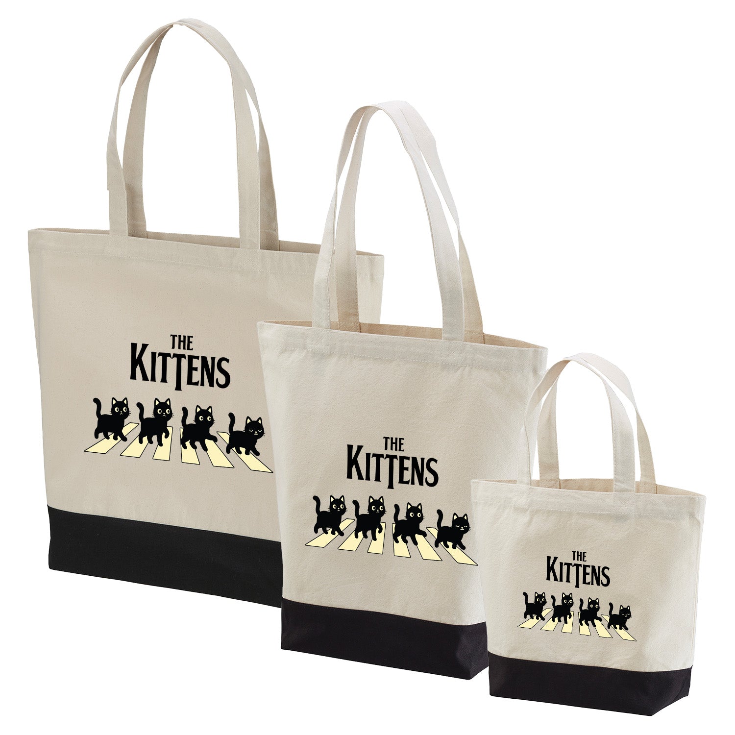 猫トート バッグ 猫 ロックTHE KITTENS